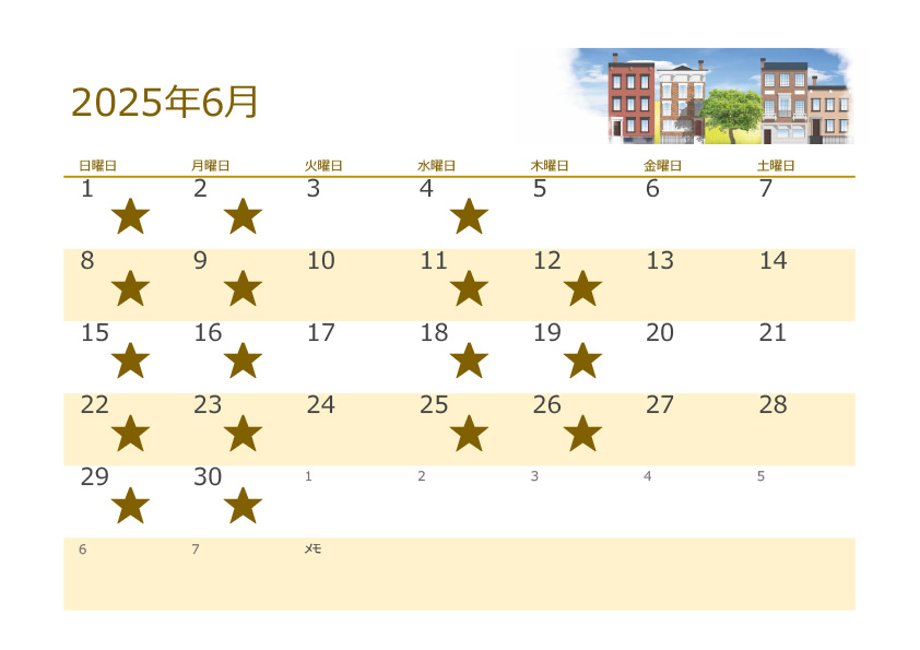 2025年6月診療時間
