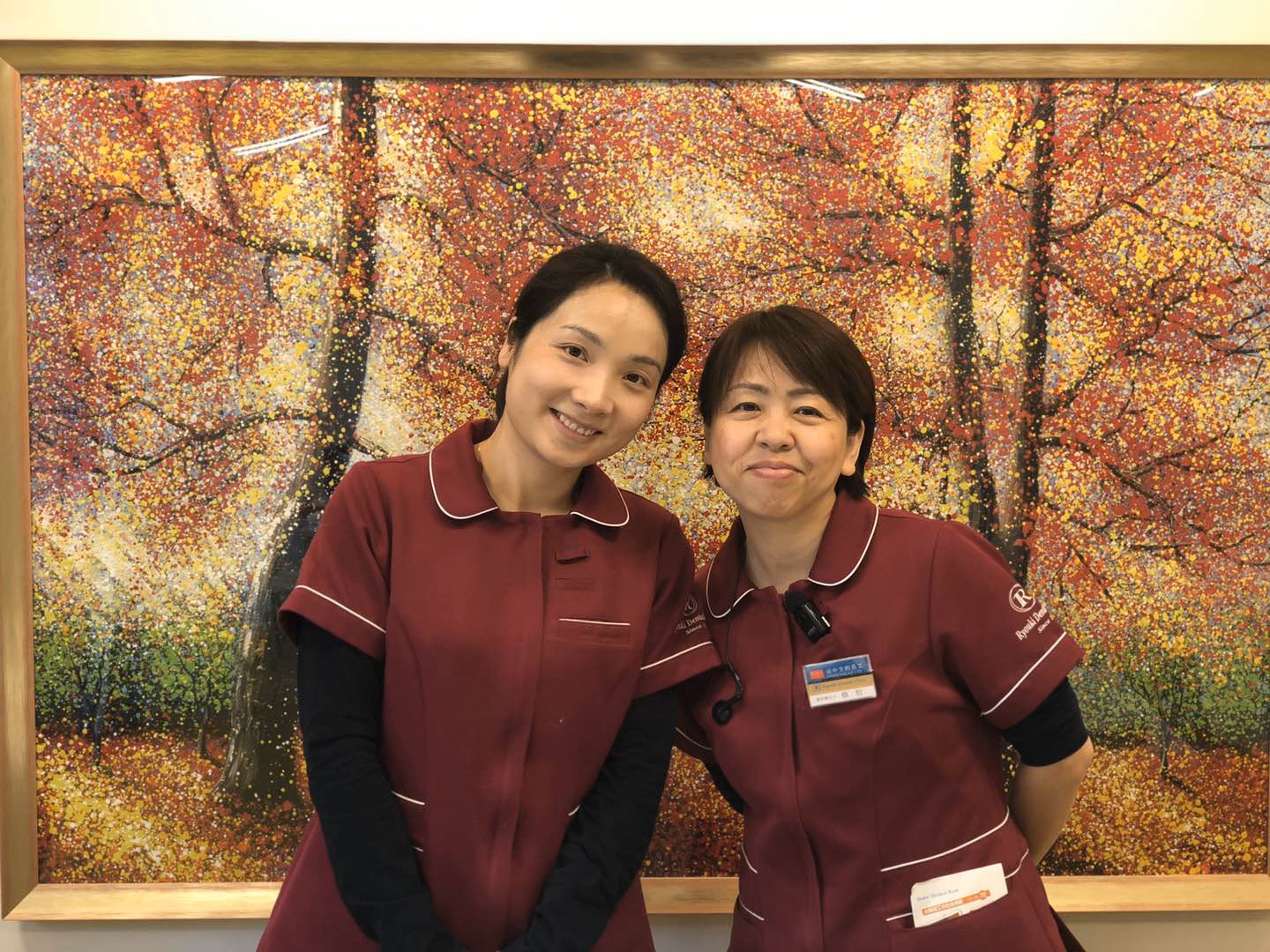 中国から見学者が来られました